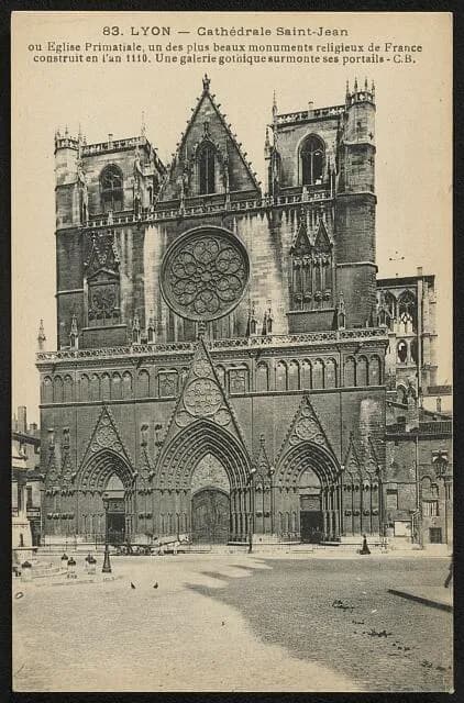 Saint-Jean, Fourvière en 1900, image d'archive